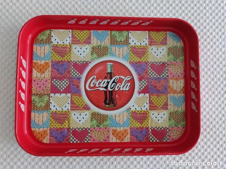 Coleccionismo de Coca-Cola y Pepsi: BANDEJA RECTANGULAR METALICA, PUBLICIDAD COCA COLA