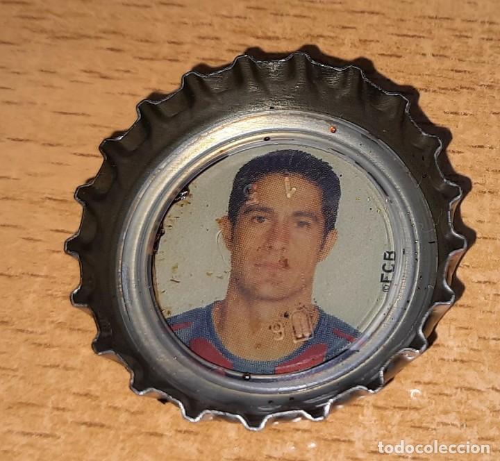Collecting of Coca-Cola and Pepsi: chapa jugador bar&ccedil;a crown cap tapon corona