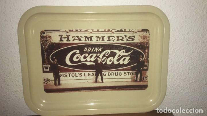 Coleccionismo de Coca-Cola y Pepsi: Coca Cola - Bandeja met&aacute;lica promocional - 27x35 cm