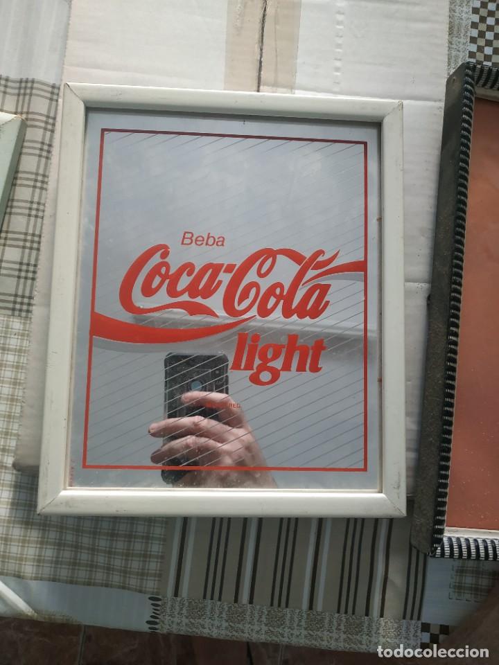 Coleccionismo de Coca-Cola y Pepsi: CUADRO ESPEJO DE COCA COLA LIGHT - Foto 1