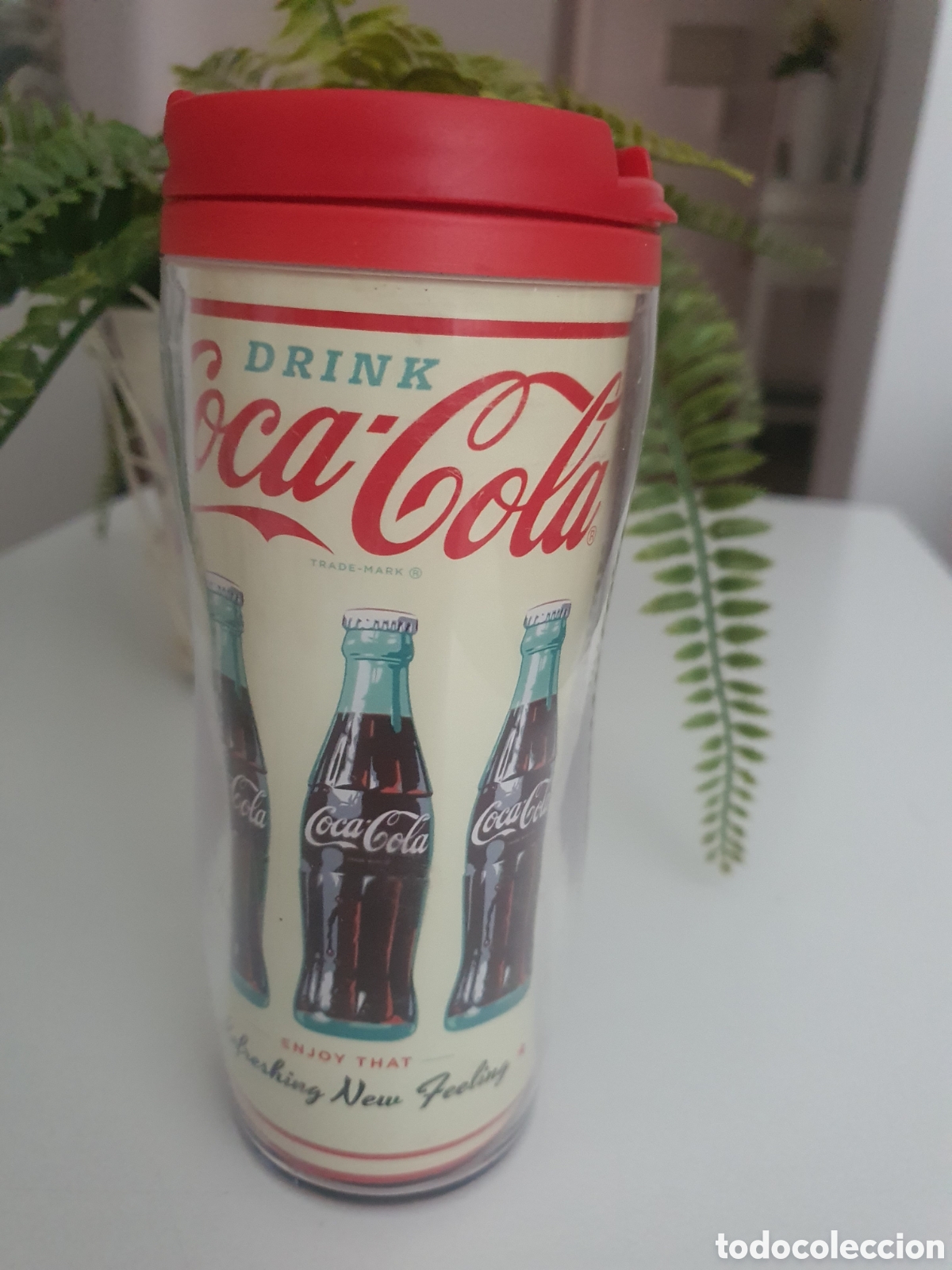 Coleccionismo de Coca-Cola y Pepsi: vaso t&eacute;rmicos publicitarios coca cola nuevo.