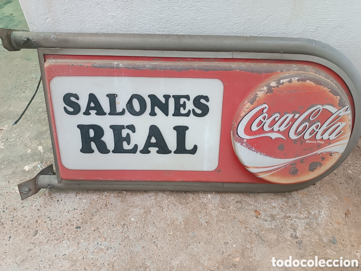Collezionismo di Coca-Cola e Pepsi: ANTIGUO LUMINOSO COCACOLA
