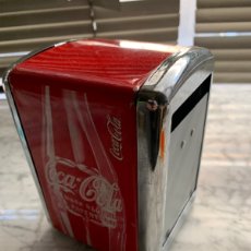 Coleccionismo de Coca-Cola y Pepsi: SERVILLETERO DOBLE COCA COLA. Lote 364762511