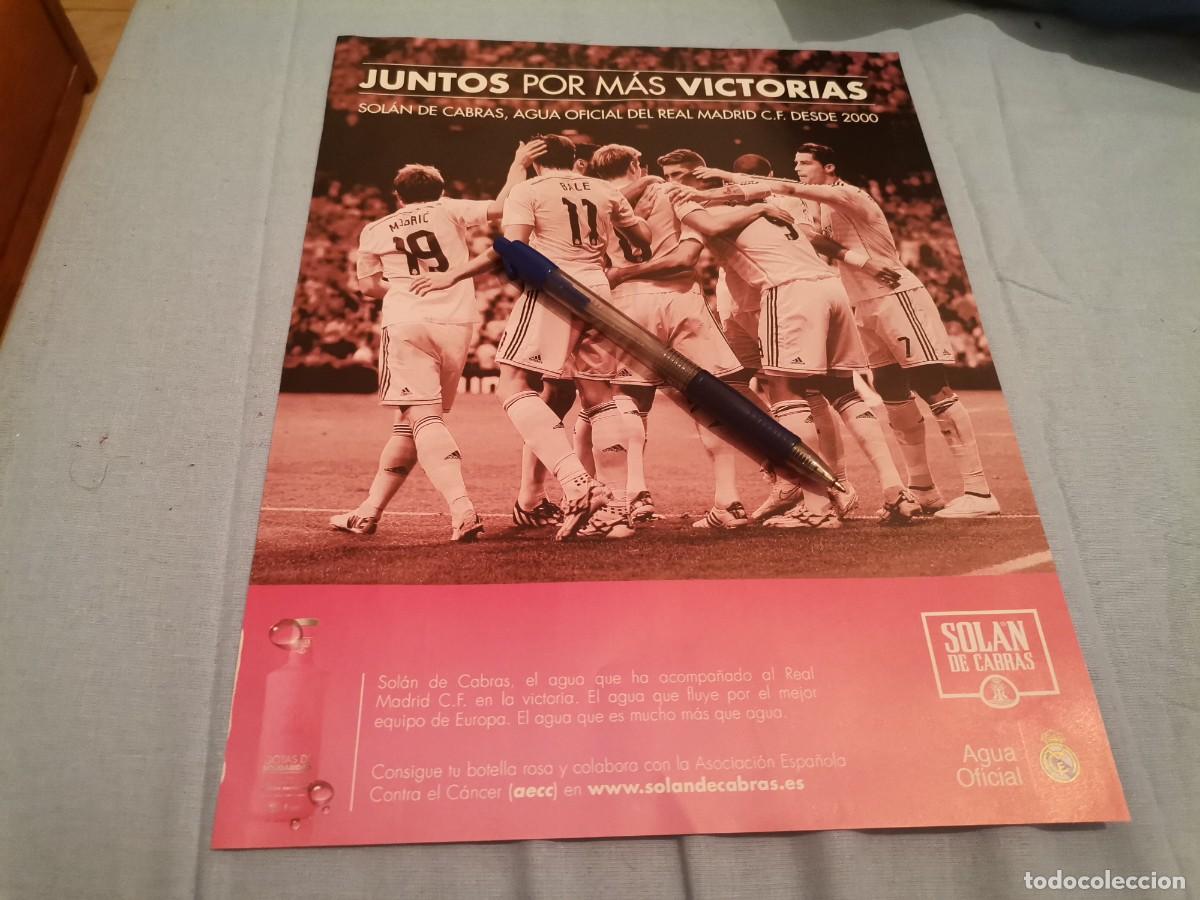 Collecting of Coca-Cola and Pepsi: AGUA SOLAN DE CABRAS Y REAL MADRID ANUNCIO PUBLICIDAD REVISTA 2014