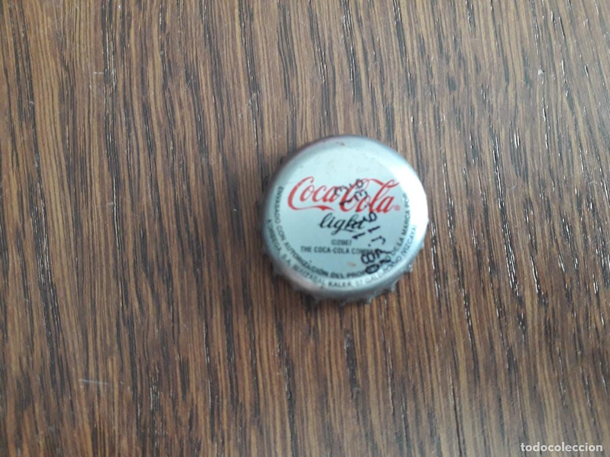 Collecting of Coca-Cola and Pepsi: chapa tap&oacute;n corona de Coca cola light, Norbega SA, Vizcaya, a&ntilde;o 2007.