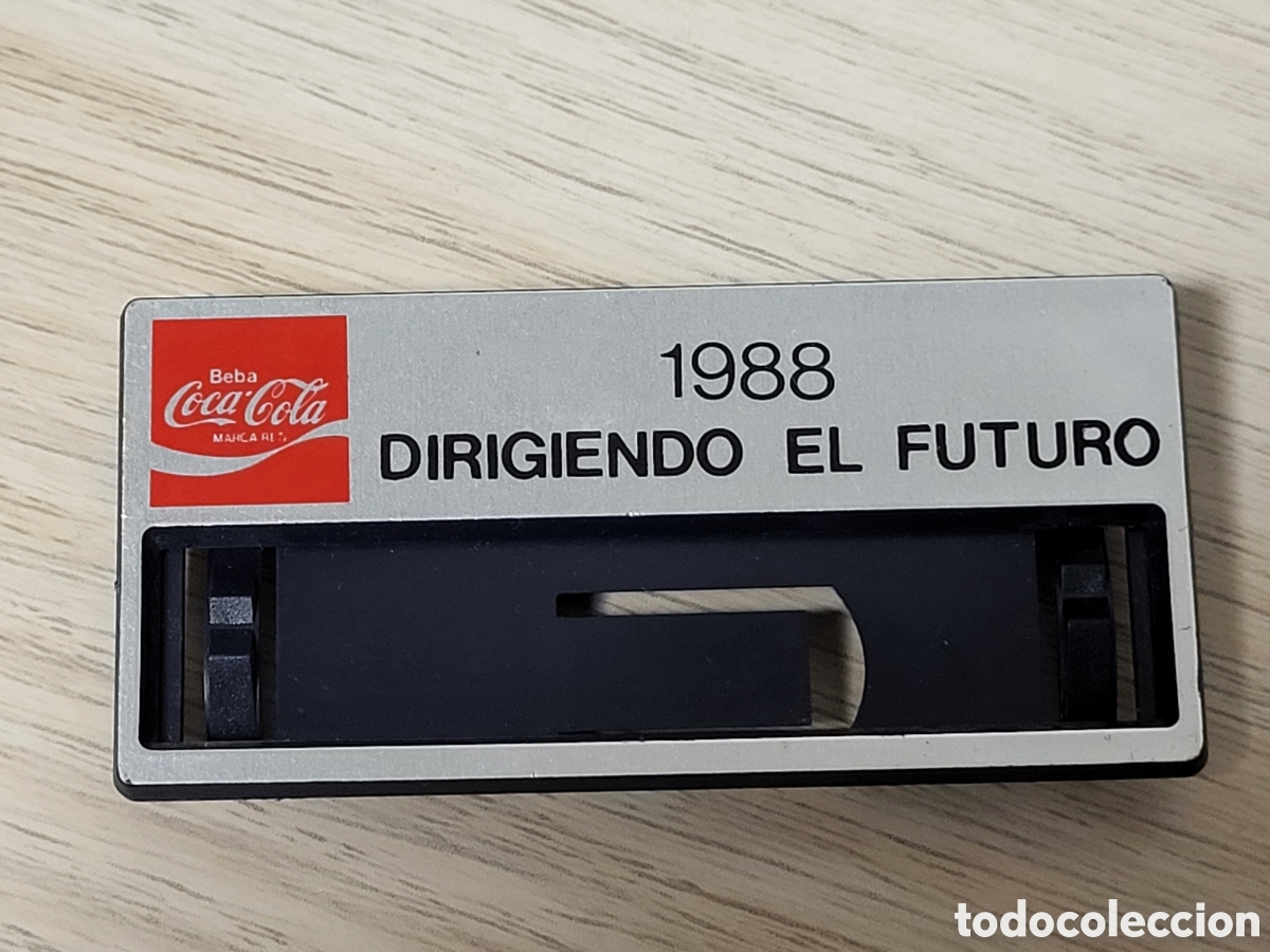 Collectionnisme de Coca-Cola et Pepsi: RARA CHAPA IDENTIFICATIVA TRABAJADORES COCA COLA . 6,5&times;3,2 CM