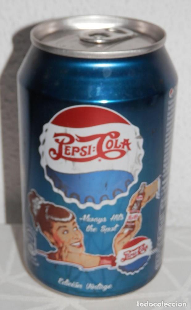 Collecting of Coca-Cola and Pepsi: UNA LATA DE PEPSI -COLA-SERIE VINTAGE