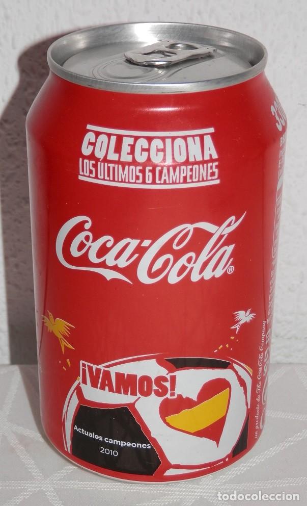 Collecting of Coca-Cola and Pepsi: UNA LATA DE COCA COLA LOS ULTIMOS 6 CAMPEONES- ESPA&Ntilde;A