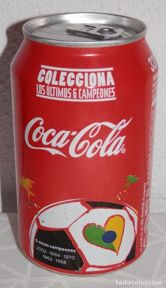 Collecting of Coca-Cola and Pepsi: UNA LATA DE COCA COLA LOS ULTIMOS 6 CAMPEONES- BRASIL