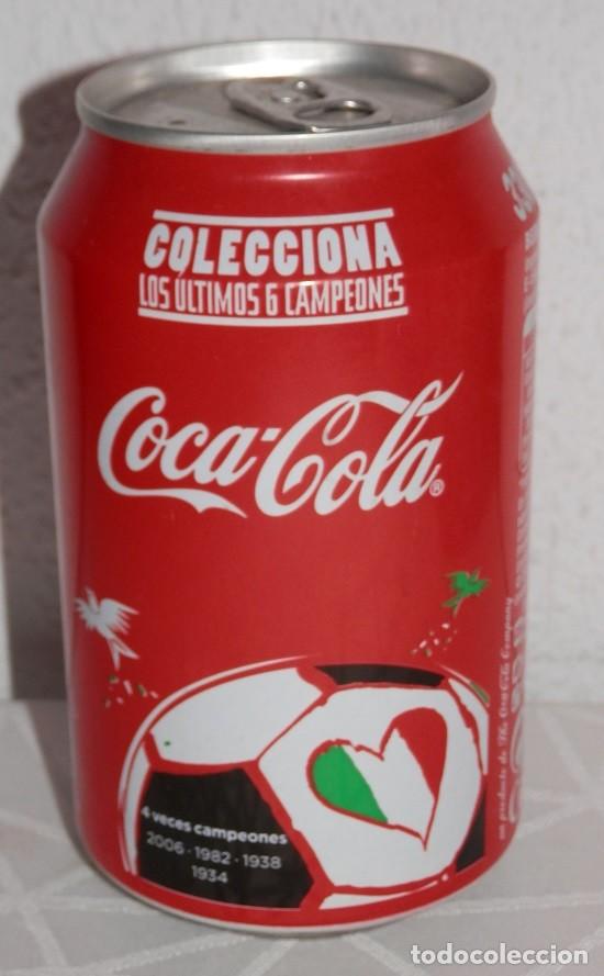 Collecting of Coca-Cola and Pepsi: UNA LATA DE COCA COLA LOS ULTIMOS 6 CAMPEONES- ITALIA