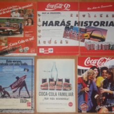 Coleccionismo de Coca-Cola y Pepsi: COCA-COLA 5X ORIGINAL 1960S/90S SPAIN ADVERTS ADS COKE ADVERTISING PROMO ANUNCIOS PUBLICIDAD. Lote 366632026