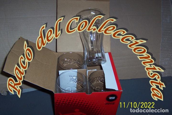 Colecionismo de Coca-Cola e Pepsi: COCA COLA CAJA CON 4 VASOS MERCHANDISING ( OBJETOS PROMOCIONALES )