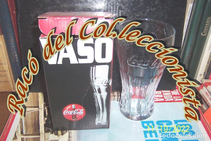 Colecionismo de Coca-Cola e Pepsi: COCA COLA VASO EN CAJA DE CARTON MERCHANDISING ( OBJETOS PROMOCIONALES )