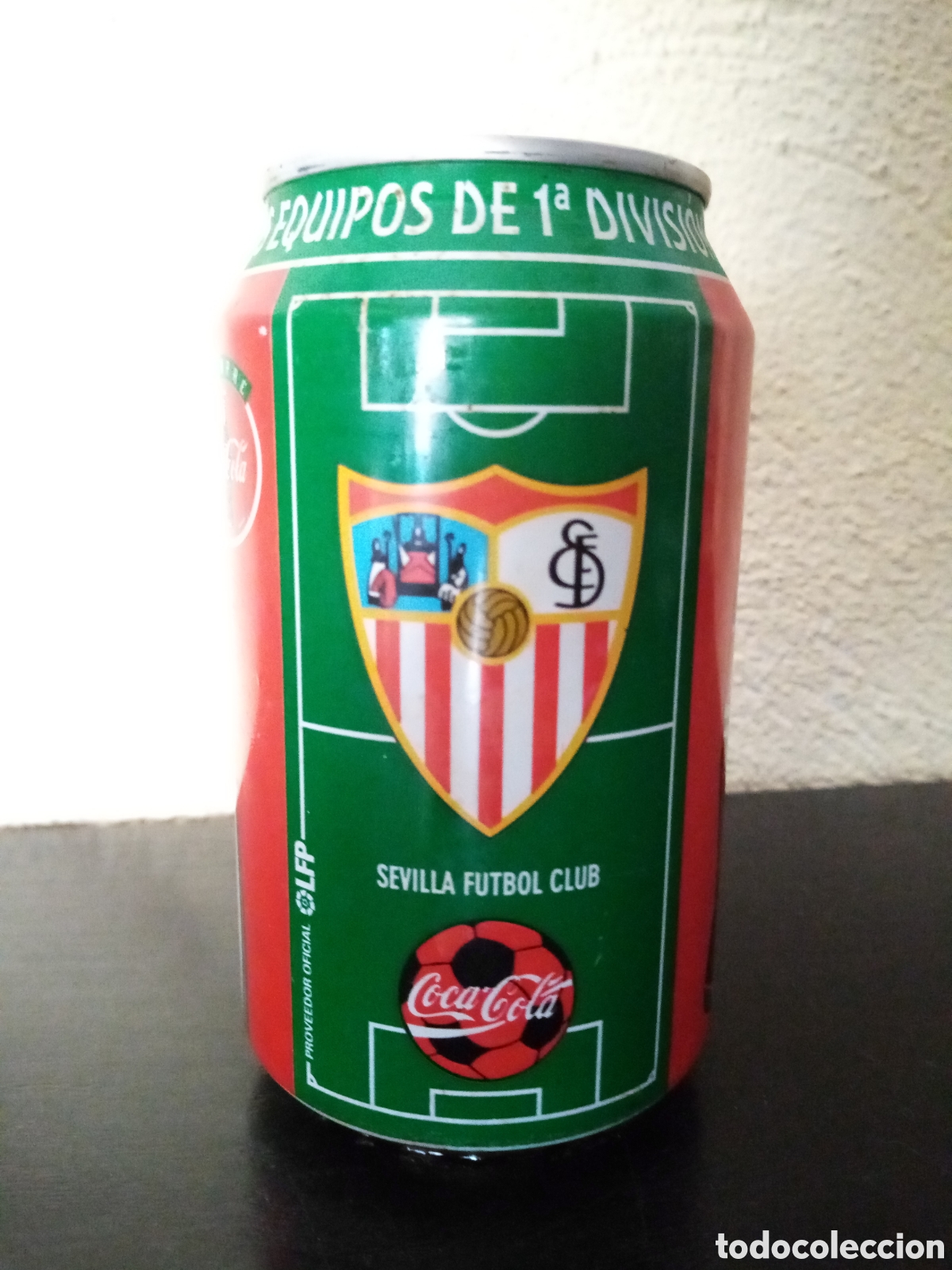 Colecionismo de Coca-Cola e Pepsi: Antigua Coca-Cola. LIGA 96-97. Sevilla F. C.