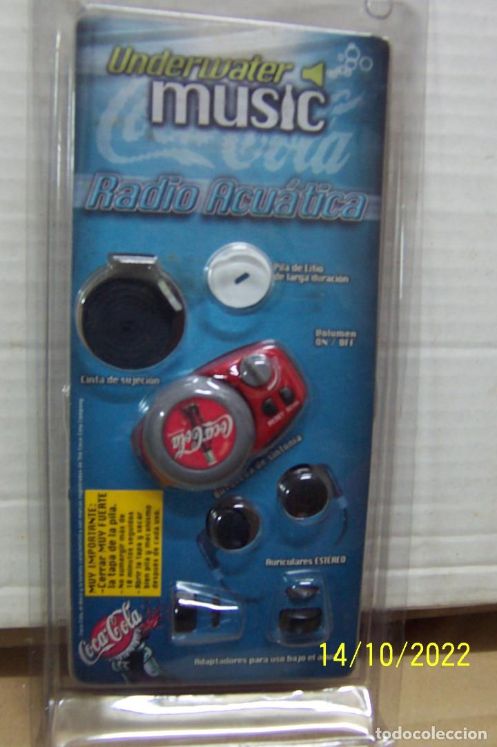 Colecionismo de Coca-Cola e Pepsi: COCA COLA RADIO ACUATICA MERCHANDISING ( OBJETOS PROMOCIONALES )