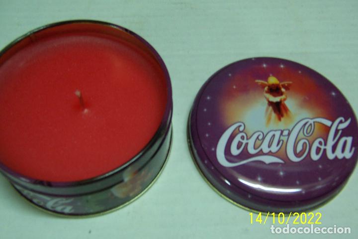 Colecionismo de Coca-Cola e Pepsi: COCA COLA VELA NAVIDE&Ntilde;A EN LATA METALICA CON TAPA MERCHANDISING ( OBJETOS PROMOCIONALES )