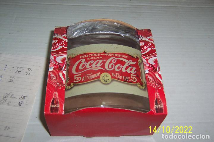Colecionismo de Coca-Cola e Pepsi: COCA COLA ENVASE (POTE DE CRISTAL CON TAPA) PARA CARAMELOS MERCHANDISING ( OBJETOS PROMOCIONALES )
