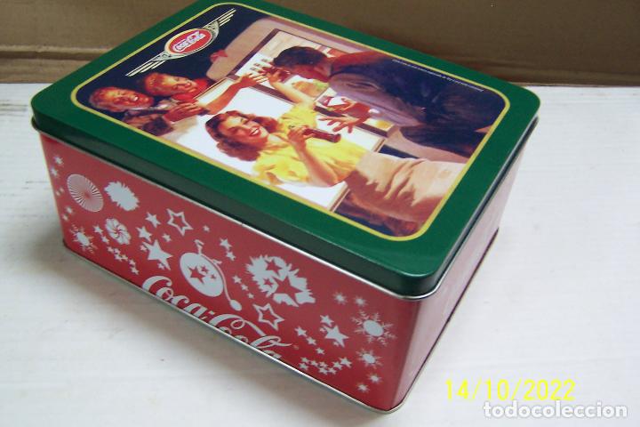 Colecionismo de Coca-Cola e Pepsi: COCA COLA CAJA METALICA PARA GALLETAS (PEQUE&Ntilde;A 18X8X13 MERCHANDISING ( OBJETOS PROMOCIONALES )