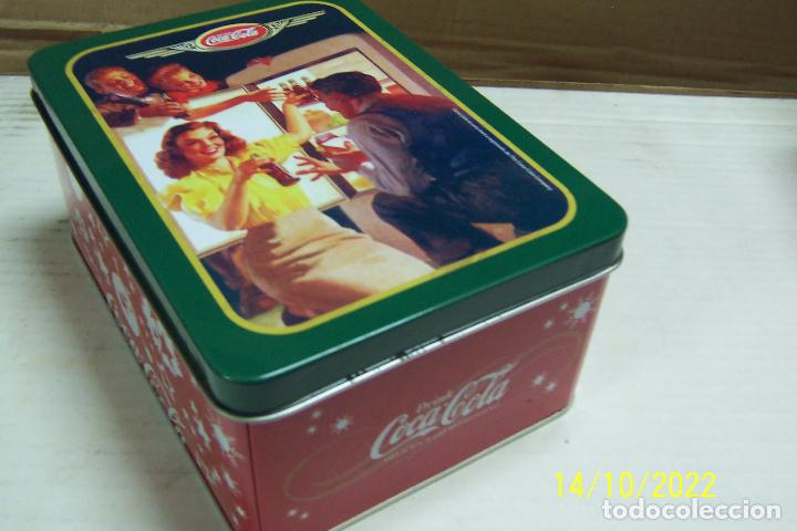 Colecionismo de Coca-Cola e Pepsi: COCA COLA CAJA METALICA PARA GALLETAS (GRANDE 22X10X18) MERCHANDISING ( OBJETOS PROMOCIONALES )
