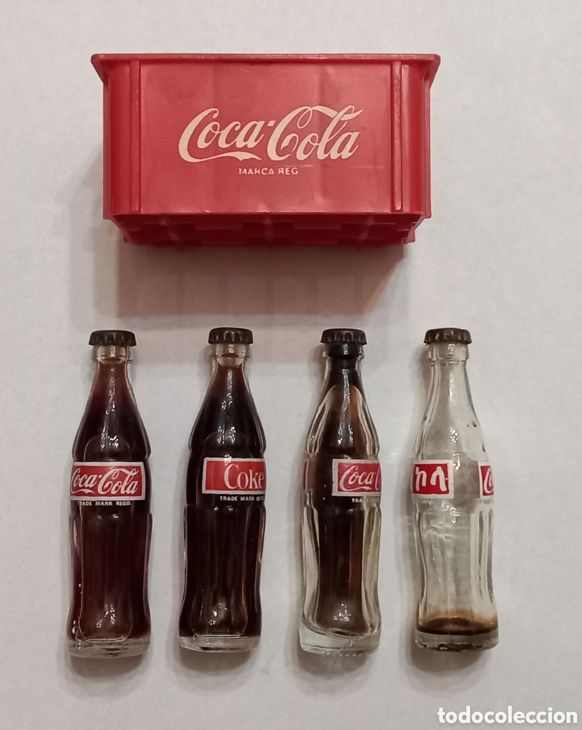 Colecionismo de Coca-Cola e Pepsi: Mini caj&oacute;n de Coca Cola retro d&eacute;cada de 1980
