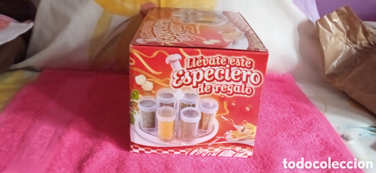 Coleccionismo de Coca-Cola y Pepsi: ESPECIERO COCA COLA EN SUS CAJA - Foto 3