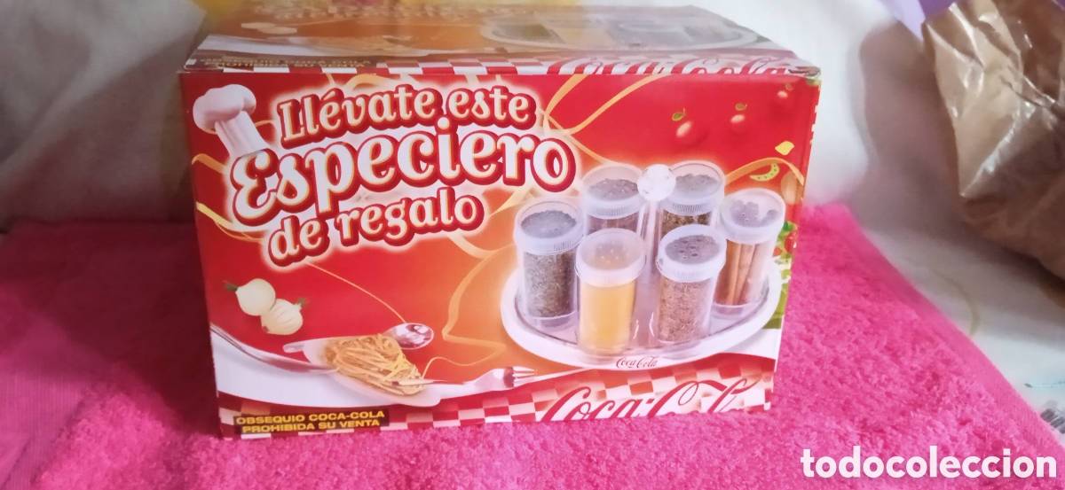 Coleccionismo de Coca-Cola y Pepsi: ESPECIERO COCA COLA EN SUS CAJA - Foto 1