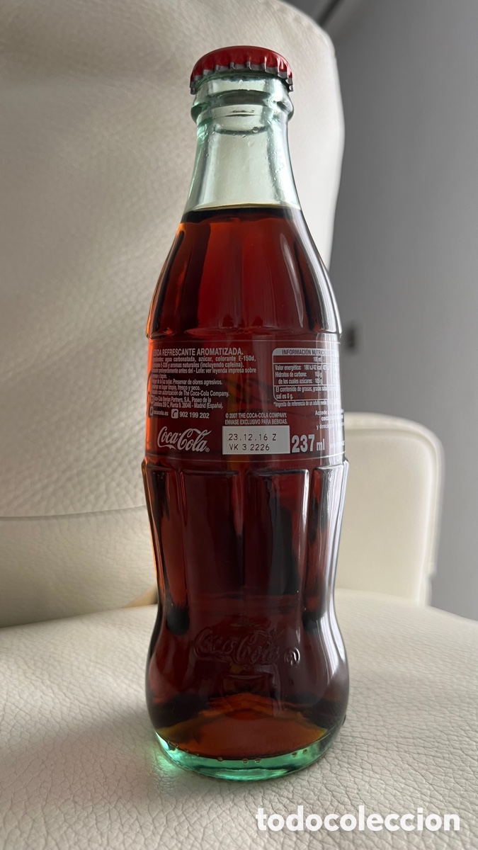 Coleccionismo de Coca-Cola y Pepsi: BOTELLA COCA COLA LLENA, A&Ntilde;O 2016 - Foto 2