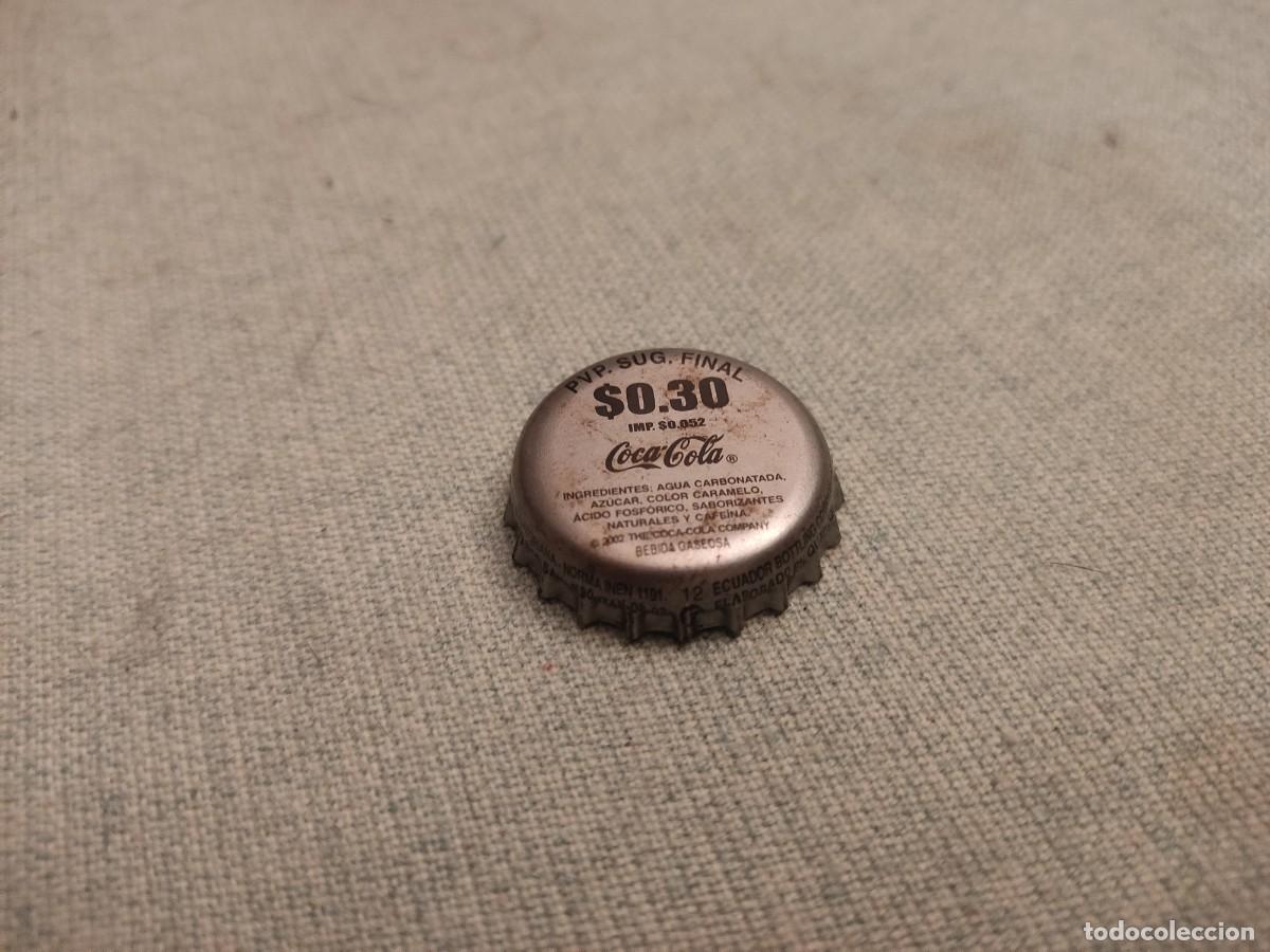 Colecionismo de Coca-Cola e Pepsi: Chapa Coca Cola Promo ECU