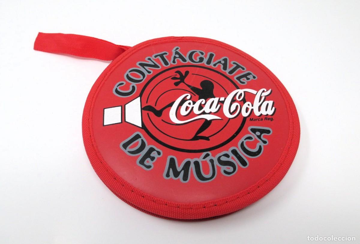Colecionismo de Coca-Cola e Pepsi: Porta CD de Coca Cola - 16 cm de di&aacute;metro