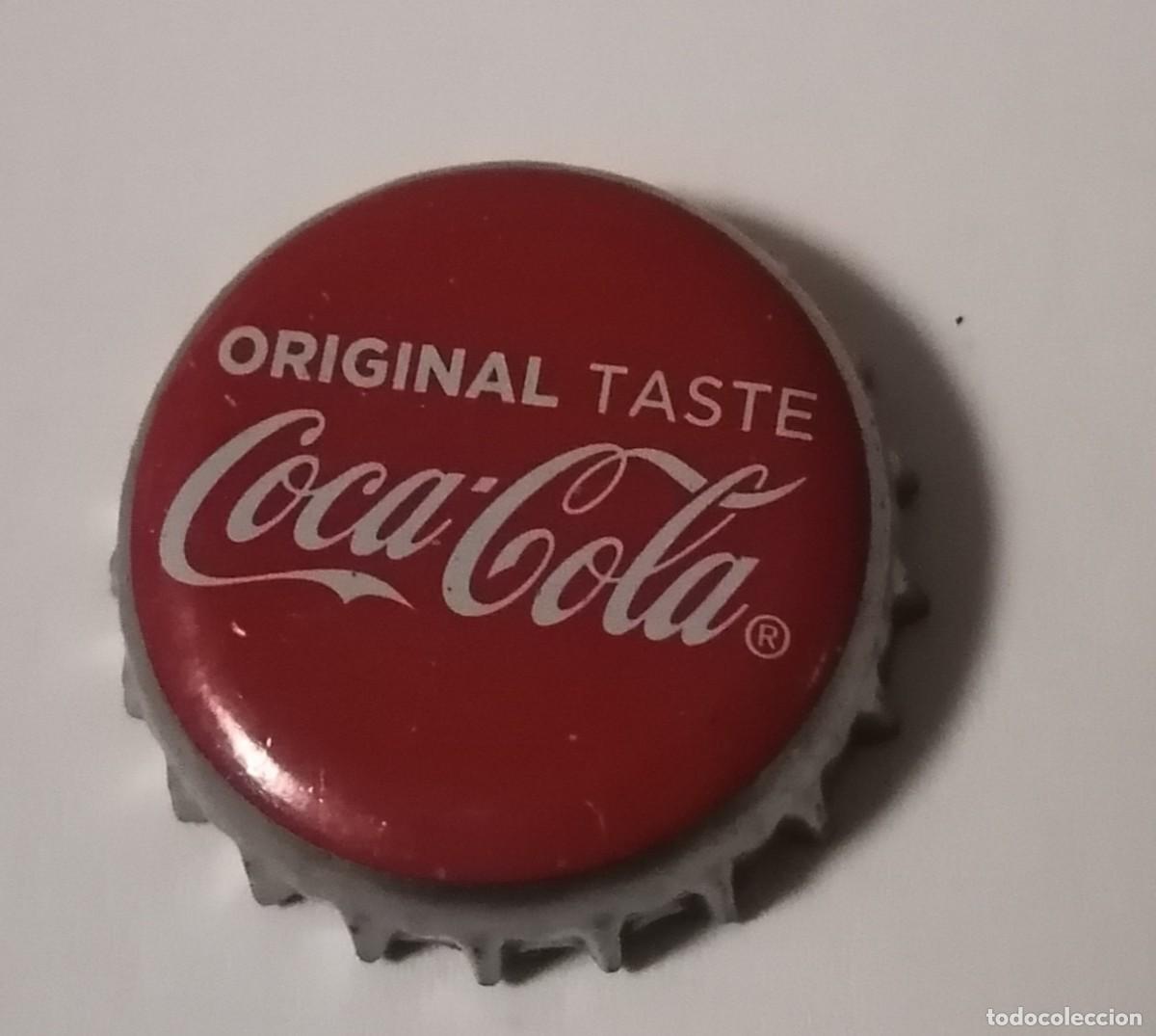 Colecionismo de Coca-Cola e Pepsi: chapa Coca cola original taste crown cap tapon corona