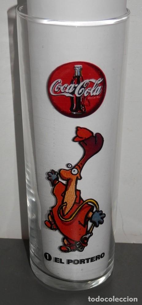 Sammeln von Coca-Cola und Pepsi: UN VASO COCA COLA-EL PORTERO N&ordm;1