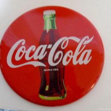 Coleccionismo de Coca-Cola y Pepsi: PLACA METALICA DE COCA-COLA 30 CM DIAMETRO. Lote 377120454