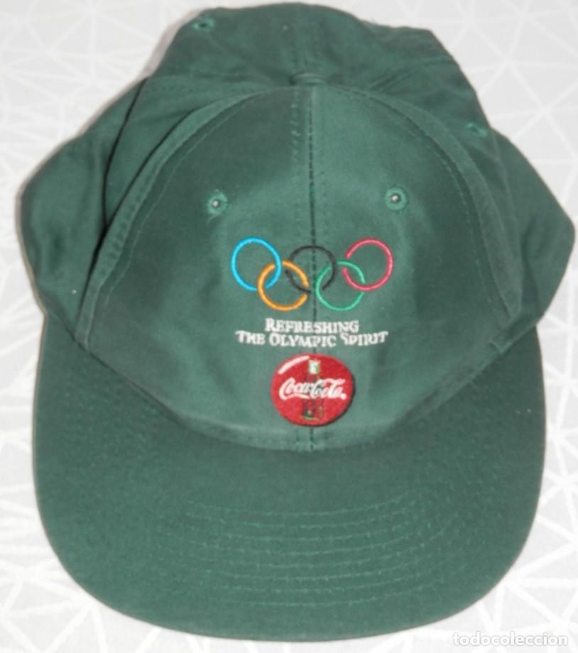 Collezionismo di Coca-Cola e Pepsi: UNA GORRA -COCA COLA-REFRESHING THE OLYMPIC SPIRIT