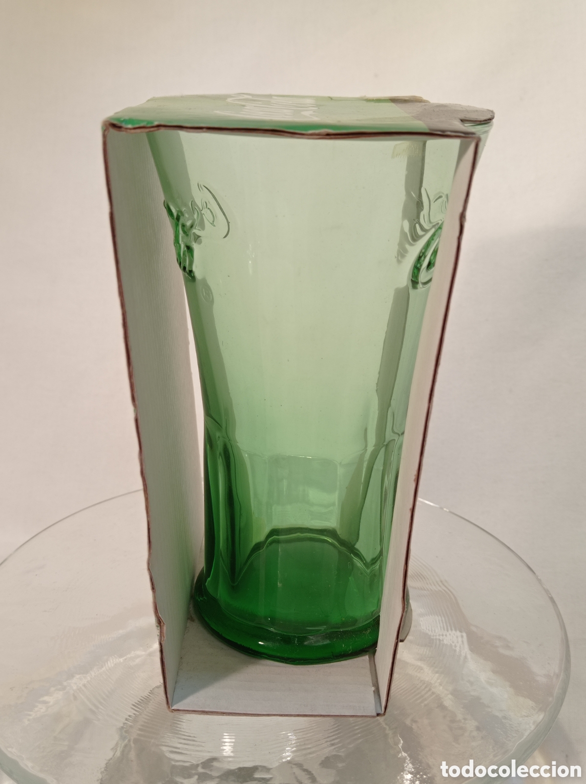 Coleccionismo de Coca-Cola y Pepsi: VASO DE COLECCI&Oacute;N COCA-COLA VERDE LUMINARC - Foto 2