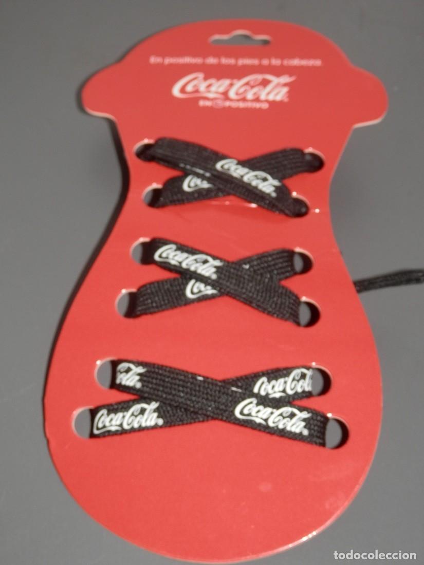 Coleccionismo de Coca-Cola y Pepsi: UNS CORDONES-COCA COLA - Foto 2