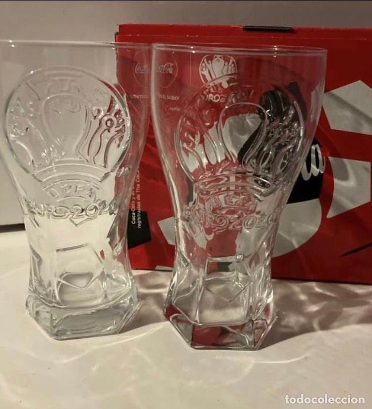 Coleccionismo de Coca-Cola y Pepsi: Coca Cola - Vasos x 2 UEFA 2020 - Foto 1
