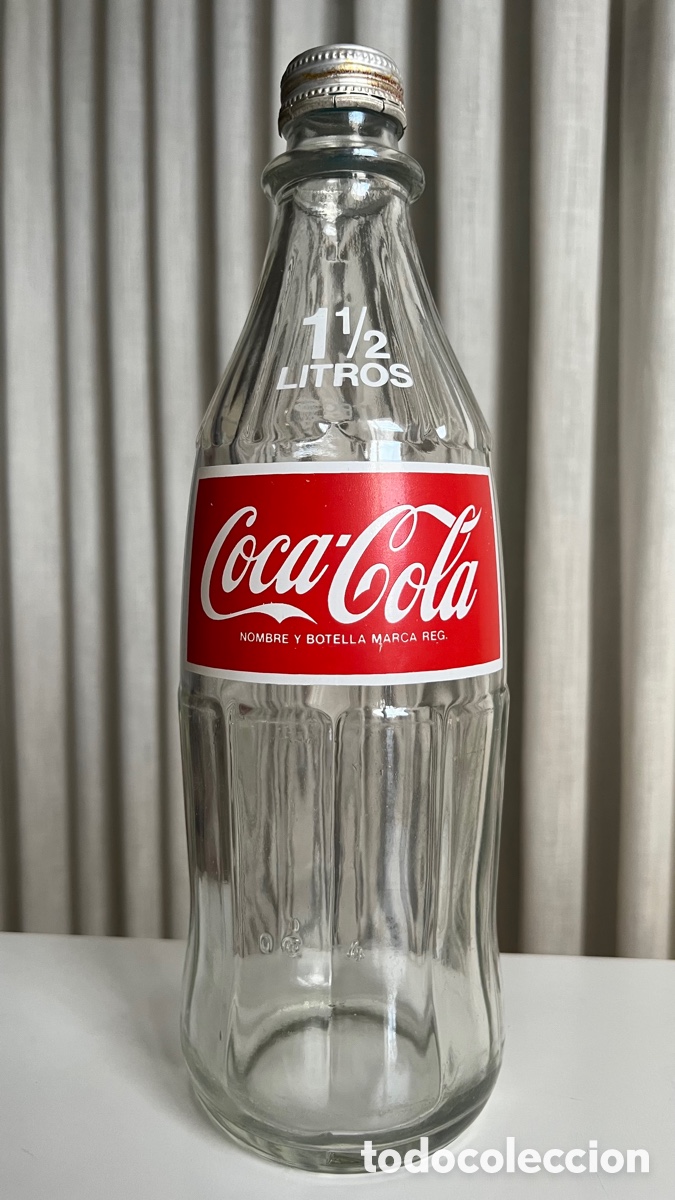 Colecionismo de Coca-Cola e Pepsi: ANTIGUA BOTELLA DE COCA COLA DE 1 1/2 , LITRO Y MEDIO