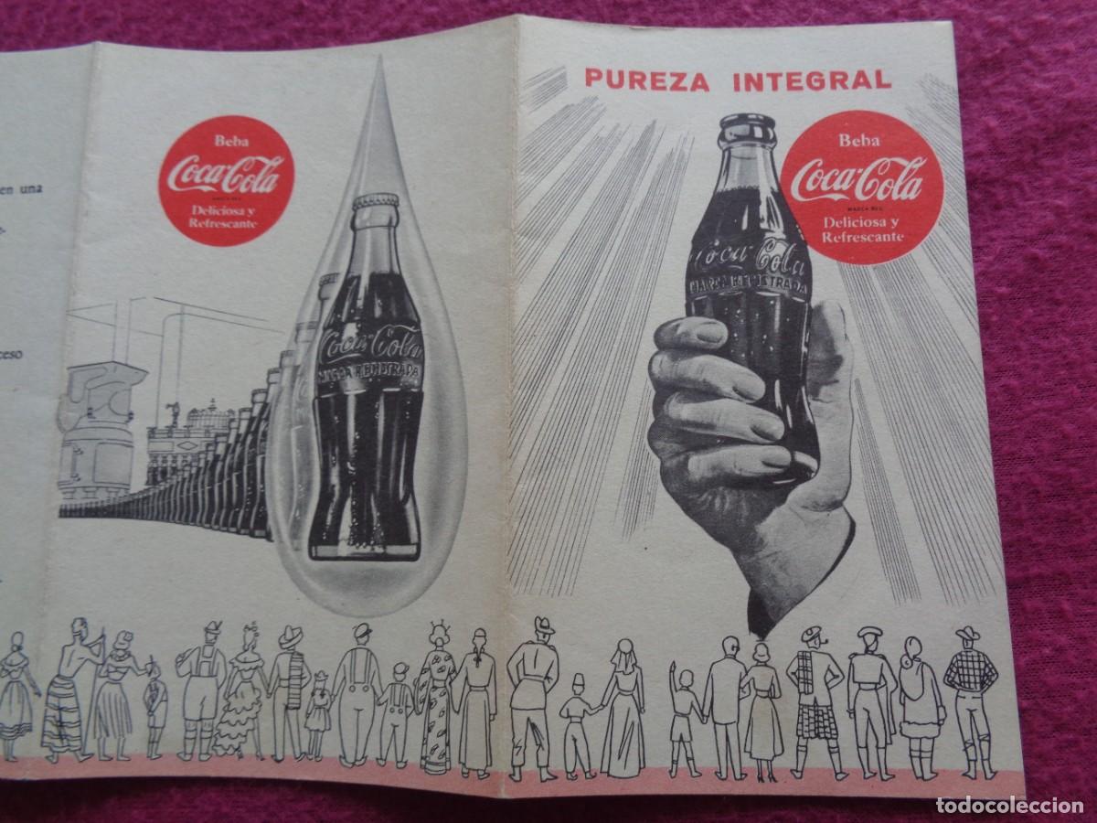 Sammeln von Coca-Cola und Pepsi: PUBLICIDAD DE COCA COLA DESPLEGABLE A&Ntilde;OS 40 CON SU PROCESO DE FABRICACION ,DISTRIBUCION Y SU SECRETO