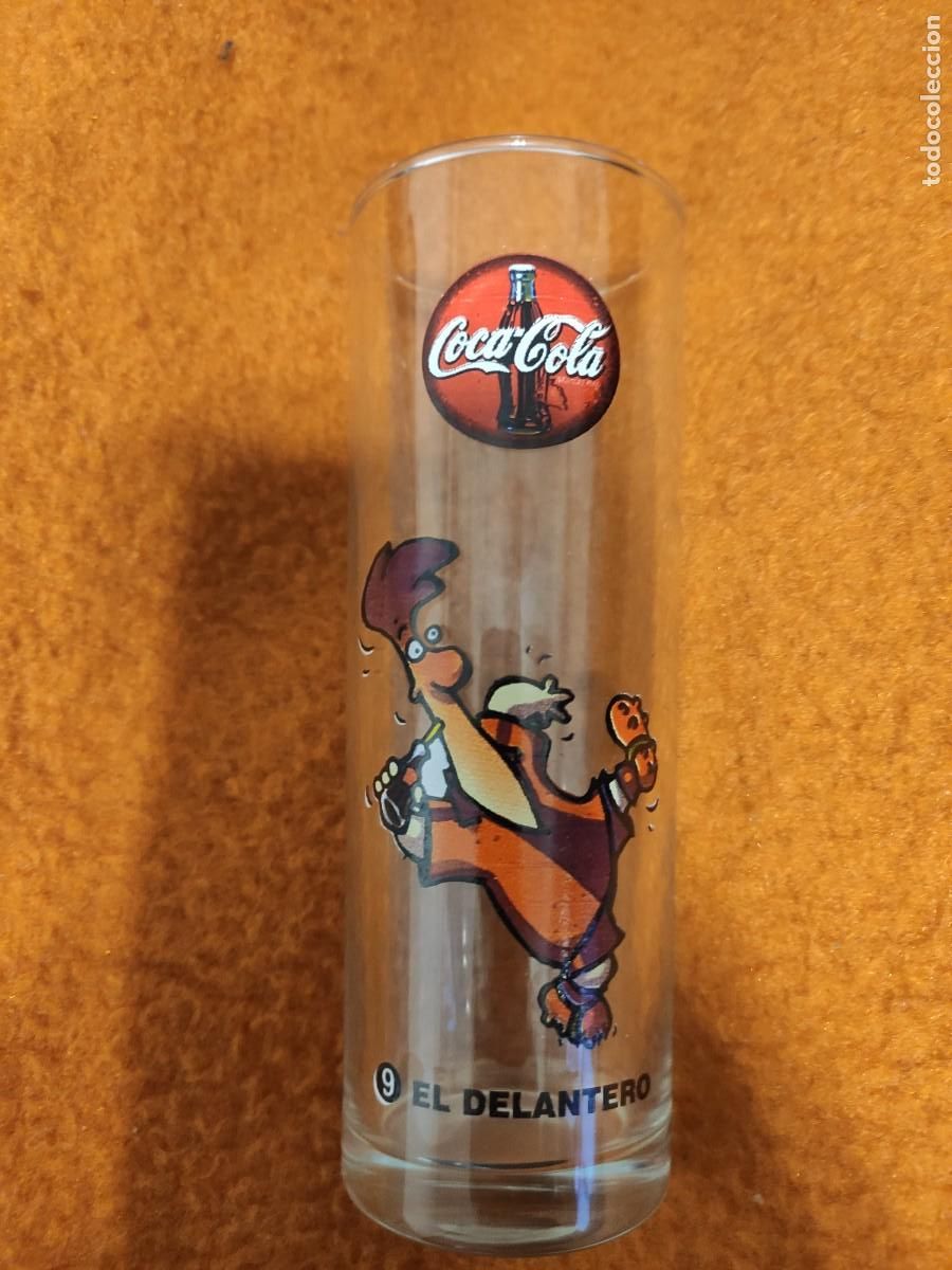Sammeln von Coca-Cola und Pepsi: Vaso de tubo Coca Cola El Delantero N&deg;9