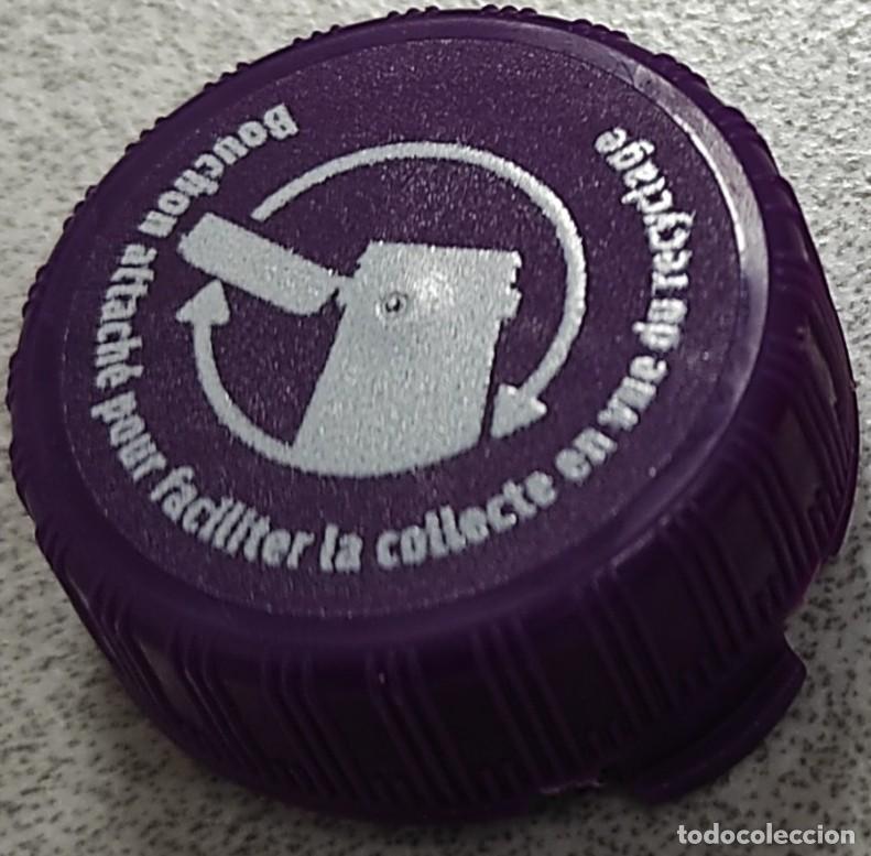 Coleccionismo de Coca-Cola y Pepsi: Francia Capsule Plastique &agrave; Visser Plastic Cap Coca Cola Cherry Bouchon attach&eacute; pour faciliter