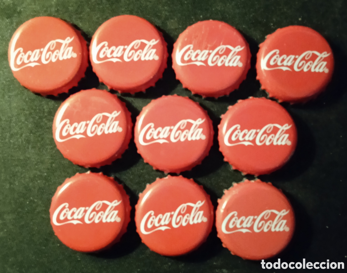 Coleccionismo de Coca-Cola y Pepsi: LOTE CHAPAS COCA-COLA