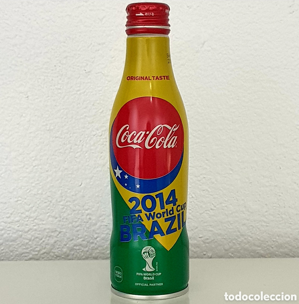 Coleccionismo de Coca-Cola y Pepsi: Botella Coca Cola - Brazil - Edici&oacute;n Limitada - Fifa World Cup 2014 - Aluminio - (Vac&iacute;a)
