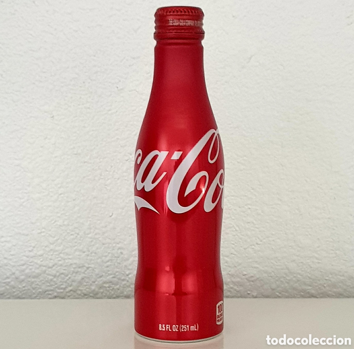 Coleccionismo de Coca-Cola y Pepsi: Botella Coca Cola - Edici&oacute;n Limitada - Aluminio - (Llena) - Foto 1