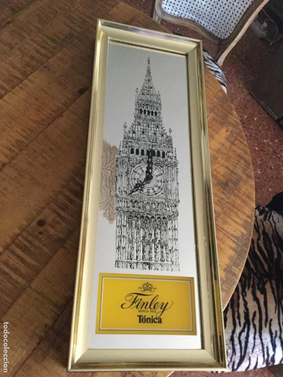 Collectionnisme de Coca-Cola et Pepsi: FINLEY T&Oacute;NICA - RELOJ ESPEJO - DIBUJ&Oacute; BIG BEN