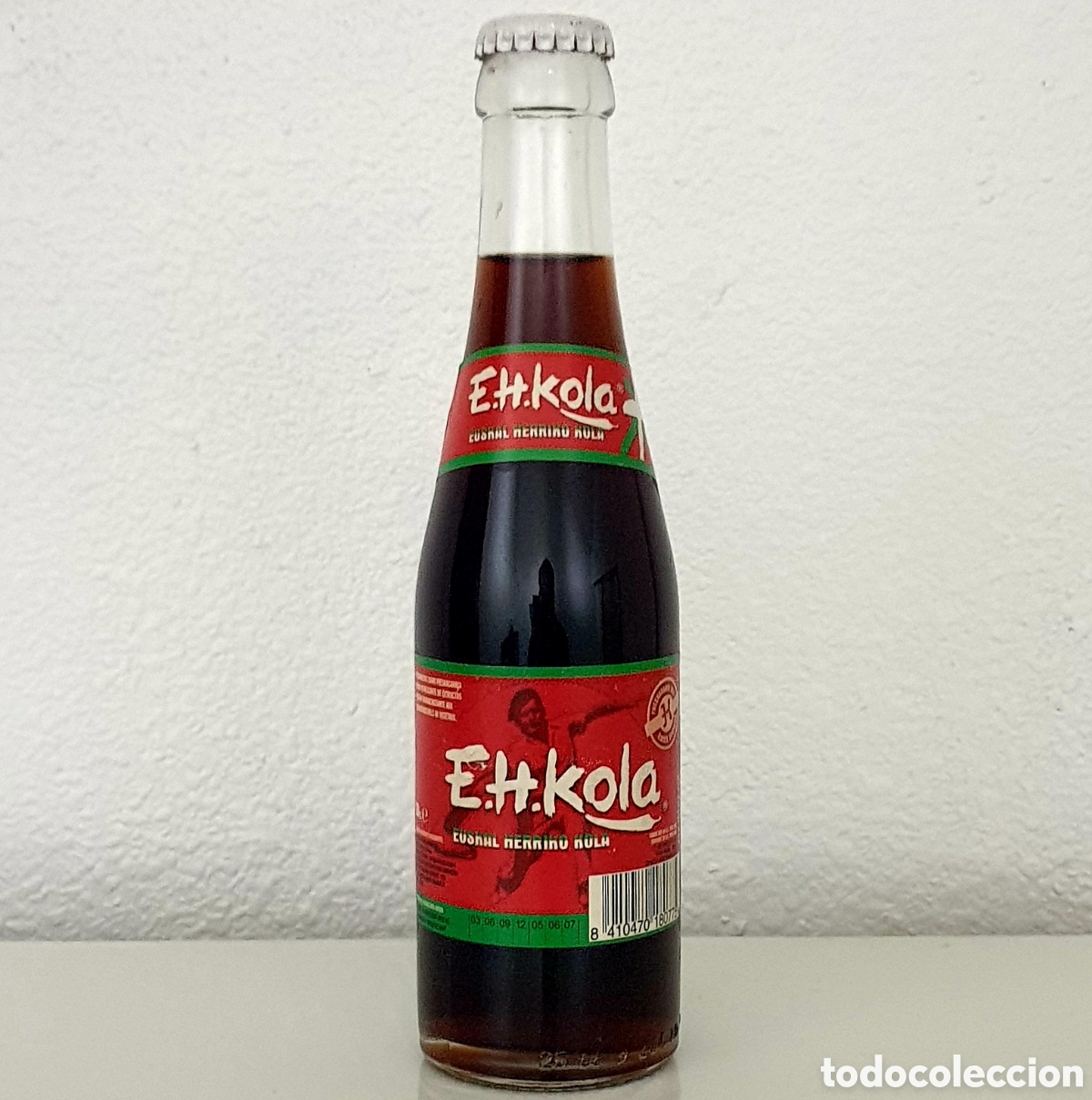 Collectionnisme de Coca-Cola et Pepsi: Botella E.H. Kola - Espa&ntilde;a - Pa&iacute;s Vasco - Edici&oacute;n Limitada Euskal Herria - Descatalogada - (Llena)