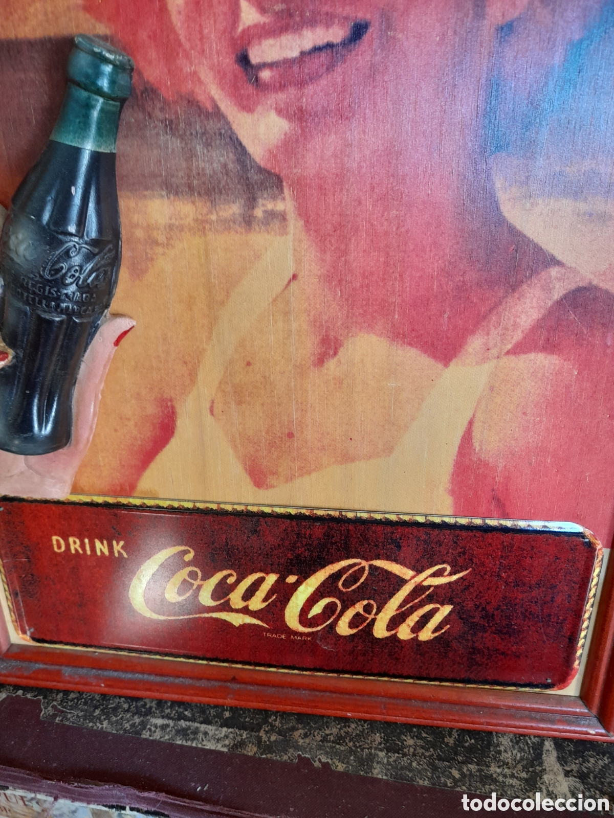 Coleccionismo de Coca-Cola y Pepsi: Antiguo cartel de Coca Cola - Foto 6