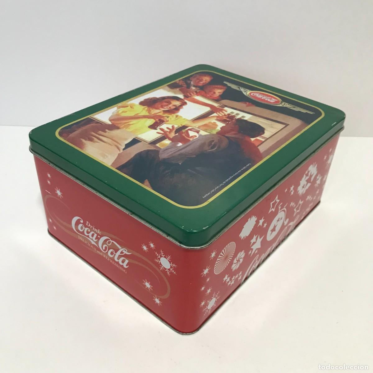 Collectionnisme de Coca-Cola et Pepsi: CAJA METAL COCA-COLA, COCACOLA, 22X17X10 CMS