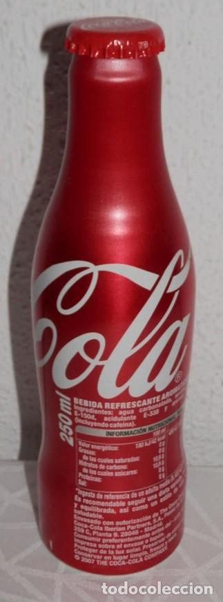 Coleccionismo de Coca-Cola y Pepsi: UNA BOTELLA COCA COLA DE ALUMINIO -250ML - Foto 2