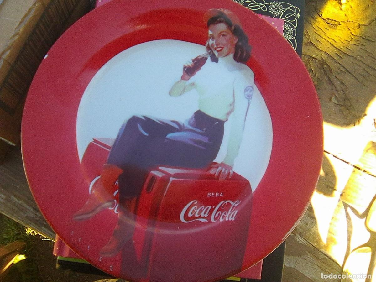 Collezionismo di Coca-Cola e Pepsi: Coca Cola - Plato vintage de colecci&oacute;n - 19&acute;30 cms - probable a&ntilde;os 90&acute;s