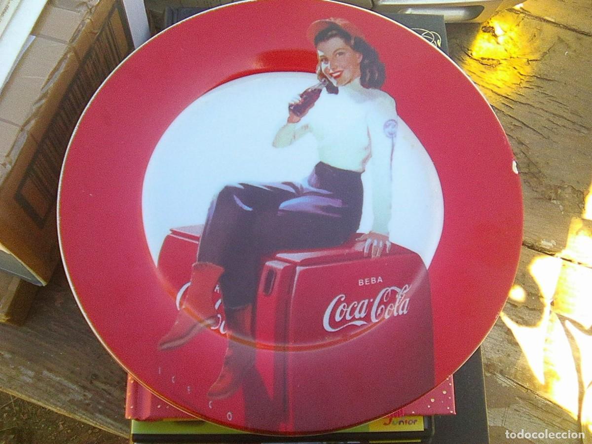 Collezionismo di Coca-Cola e Pepsi: Coca Cola - Plato vintage de colecci&oacute;n - 19&acute;30 cms - probable a&ntilde;os 90&acute;s